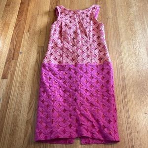 Chetta B colour-blocked sleeveless dress